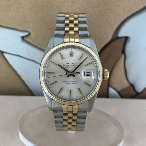 Stylish Replica Rolex Datejust 16013 Automatic Movement 36mm Gold/steel Case Watch