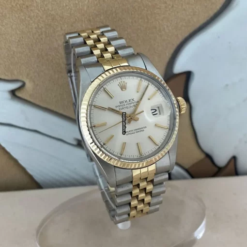 Stylish Replica Rolex Datejust 16013 Automatic Movement 36mm Gold/steel Case Watch - Image 3