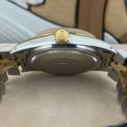 Stylish Replica Rolex Datejust 16013 Automatic Movement 36mm Gold/steel Case Watch - Image 7