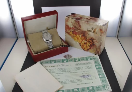 Defect Replica Rolex Oyster Precision 6694 Manual Winding Movement 34mm Steel Case Watch - Image 8
