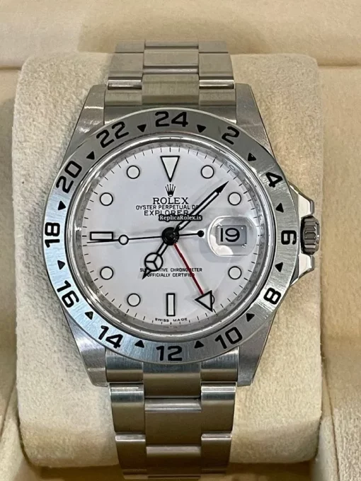 Perfect Copy Rolex Explorer II 16570 Caliber 3185 Automatic Movement 40mm Steel Case Mens/unisex Watch