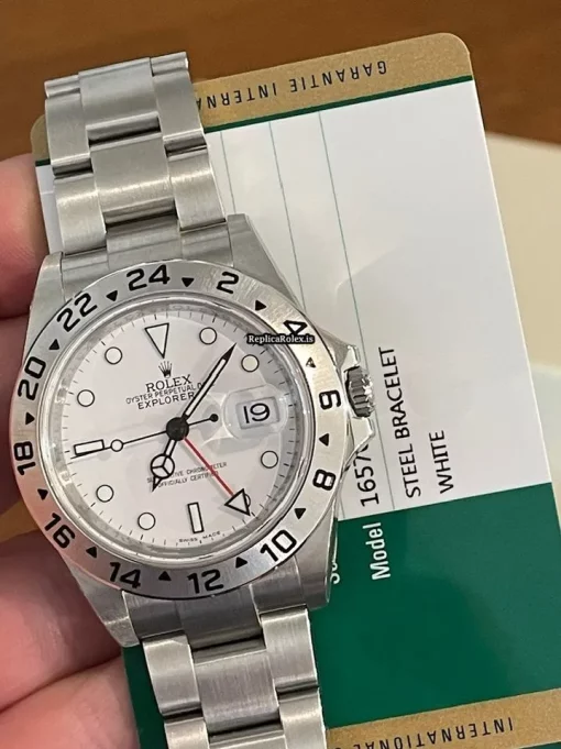 Perfect Copy Rolex Explorer II 16570 Caliber 3185 Automatic Movement 40mm Steel Case Mens/unisex Watch - Image 12