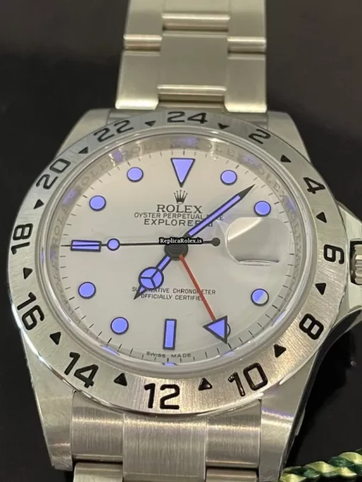 Perfect Copy Rolex Explorer II 16570 Caliber 3185 Automatic Movement 40mm Steel Case Mens/unisex Watch - Image 14