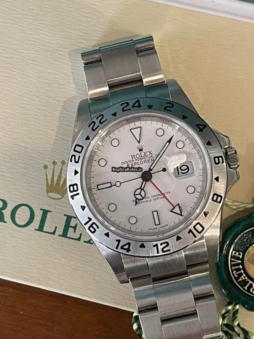 Perfect Copy Rolex Explorer II 16570 Caliber 3185 Automatic Movement 40mm Steel Case Mens/unisex Watch - Image 16