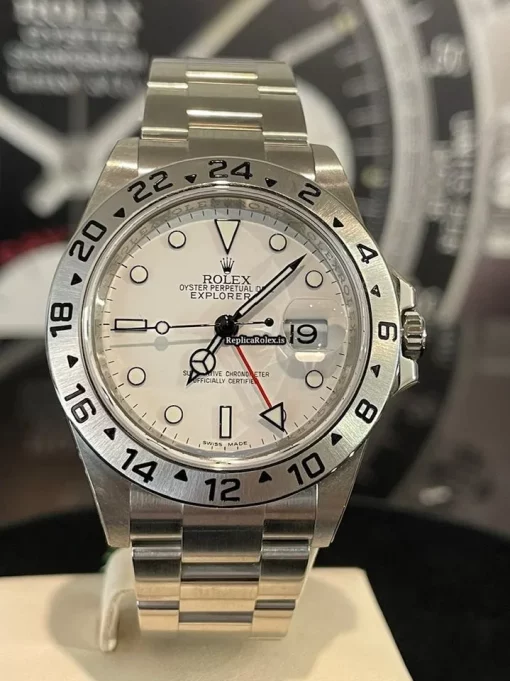 Perfect Copy Rolex Explorer II 16570 Caliber 3185 Automatic Movement 40mm Steel Case Mens/unisex Watch - Image 2