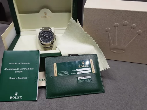 Terrific Fake Rolex Datejust II 116334 Caliber 3136 Automatic Movement 41mm Steel Case Mens/unisex Watch - Image 11