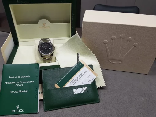 Terrific Fake Rolex Datejust II 116334 Caliber 3136 Automatic Movement 41mm Steel Case Mens/unisex Watch - Image 12