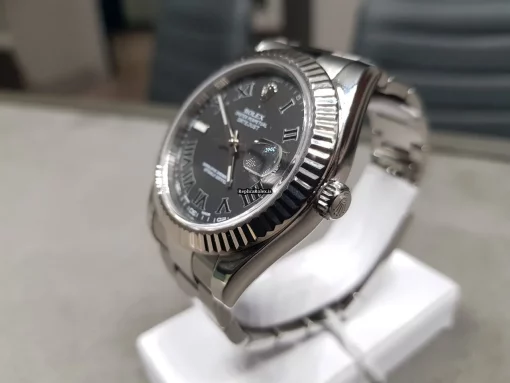 Terrific Fake Rolex Datejust II 116334 Caliber 3136 Automatic Movement 41mm Steel Case Mens/unisex Watch - Image 3