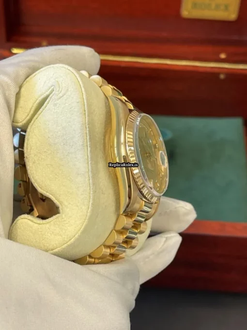 Attractive Knockoff Rolex Day-date 36 118238 Caliber 3155 Automatic Movement 36mm Yellow Gold Case Mens/unisex Watch - Image 3