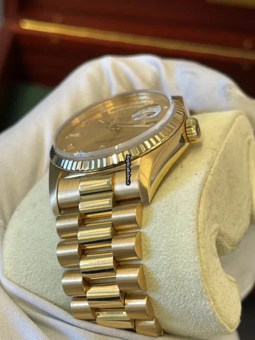 Attractive Knockoff Rolex Day-date 36 118238 Caliber 3155 Automatic Movement 36mm Yellow Gold Case Mens/unisex Watch - Image 4