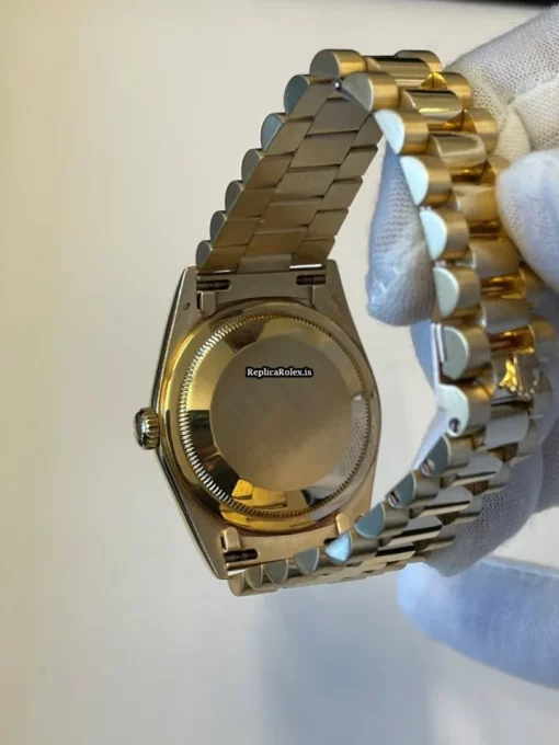 Attractive Knockoff Rolex Day-date 36 118238 Caliber 3155 Automatic Movement 36mm Yellow Gold Case Mens/unisex Watch - Image 7