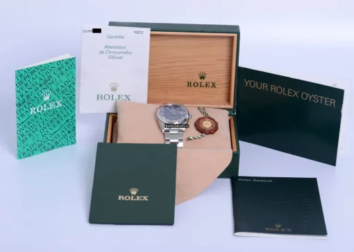 Affordable Fake Rolex Datejust 16200 Automatic Movement 36mm Steel Case Mens/unisex Watch - Image 9