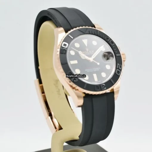 Best Replica Rolex Yacht-master 37 268655 Automatic Movement 37mm Rose Gold Case Womens Watch - Image 3