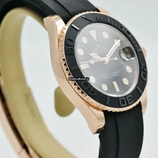 Best Replica Rolex Yacht-master 37 268655 Automatic Movement 37mm Rose Gold Case Womens Watch - Image 5