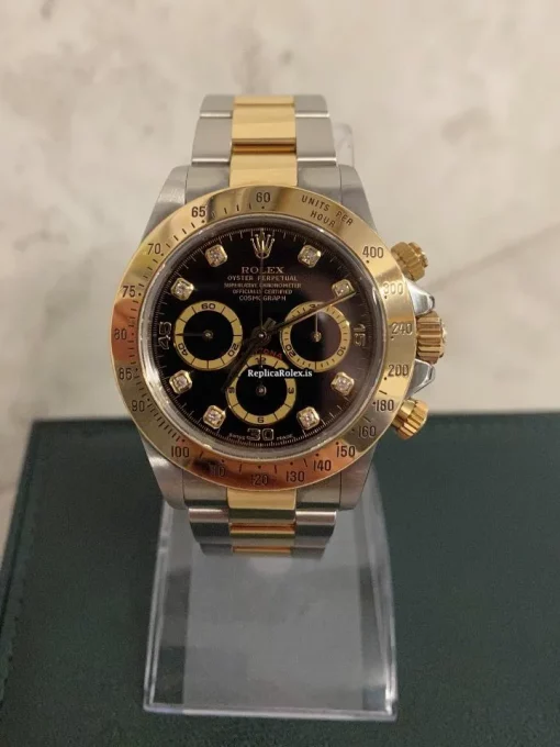 Amazing Fake Rolex Daytona 16523 Caliber 4030 Automatic Movement 40mm Gold/steel Case Mens/unisex Watch