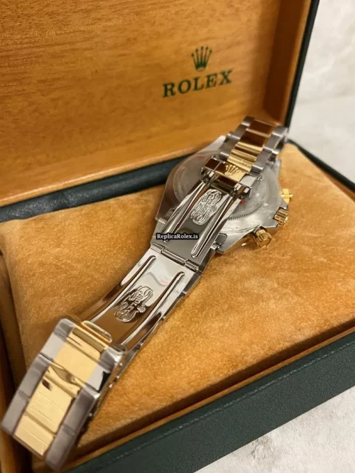 Amazing Fake Rolex Daytona 16523 Caliber 4030 Automatic Movement 40mm Gold/steel Case Mens/unisex Watch - Image 13
