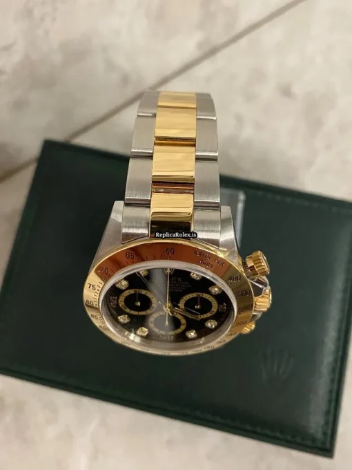 Amazing Fake Rolex Daytona 16523 Caliber 4030 Automatic Movement 40mm Gold/steel Case Mens/unisex Watch - Image 8