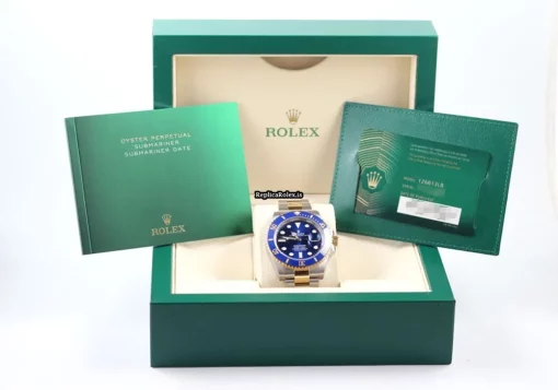 Durable Fake Rolex Submariner Date 126613lb Caliber 3235 Automatic Movement Gold/steel Case Mens/unisex Watch - Image 8