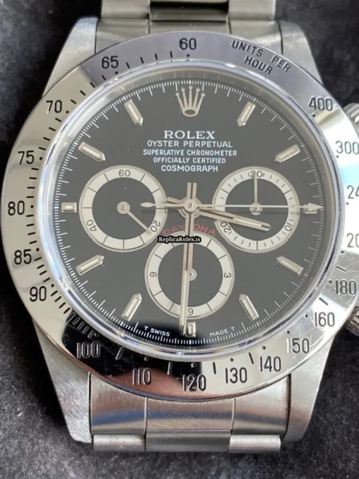 High-end Fake Rolex Daytona 16520 Zenith El Primero Caliber 4030 Automatic Movement 40mm Steel Case Mens/unisex Watch - Image 11