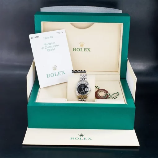 Incredible Replica Rolex Lady-datejust 179174 Caliber 2235 Automatic Movement 26mm Steel Case Womens Watch - Image 8