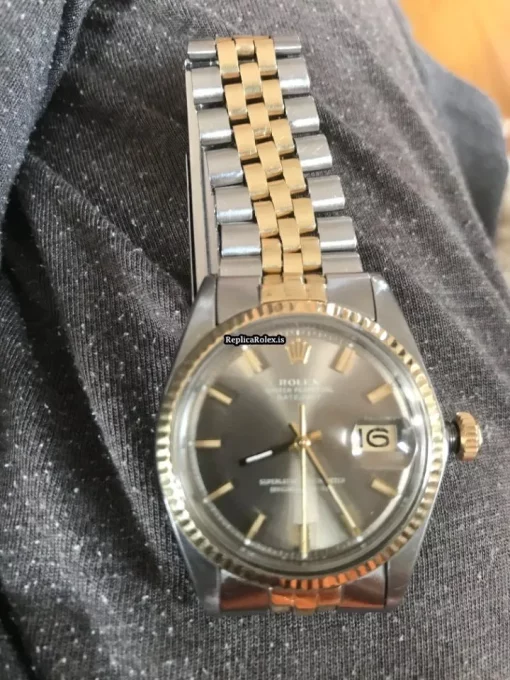 Terrific Copies Rolex Datejust 16013 Caliber 3035 Automatic Movement 36mm Gold/steel Case Mens/unisex Watch - Image 8