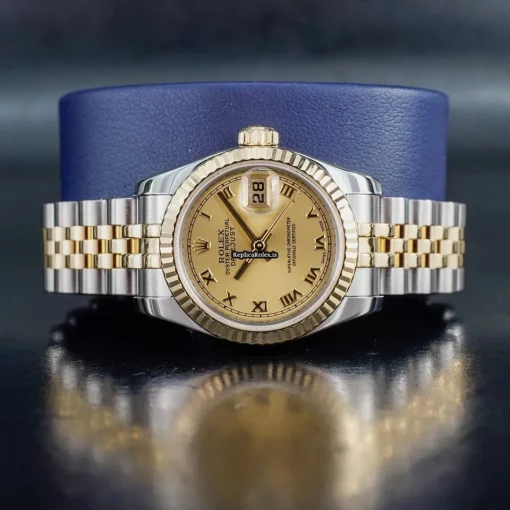 Incredible Fake Rolex Lady-datejust 179173 Caliber 2235 Automatic Movement 26mm Gold/steel Case Womens Watch