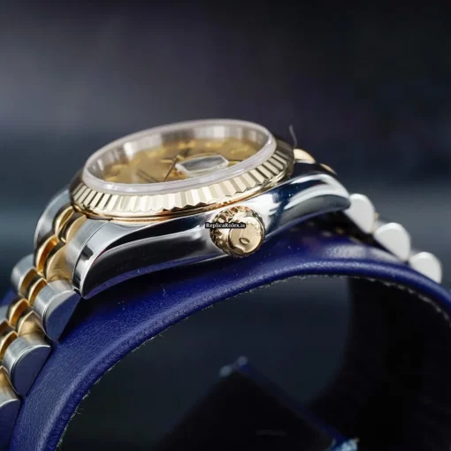 Incredible Fake Rolex Lady-datejust 179173 Caliber 2235 Automatic Movement 26mm Gold/steel Case Womens Watch - Image 2