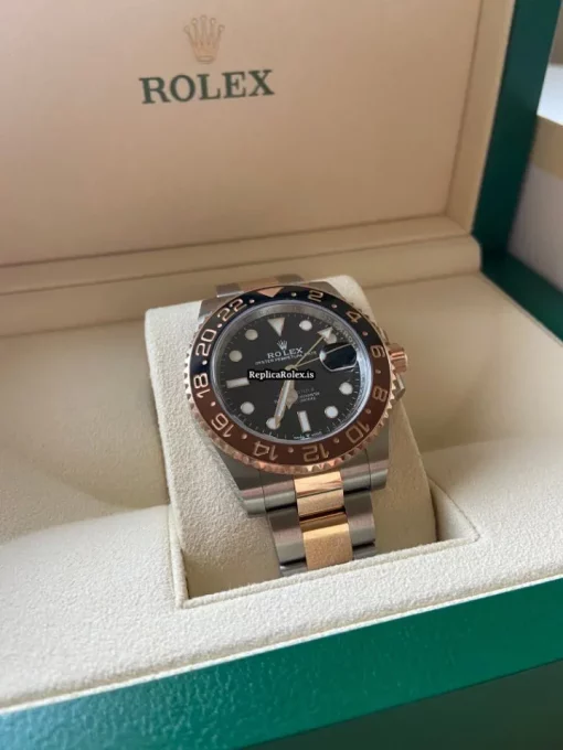 Durable Replica Rolex Gmt-master II 126711chnr Caliber 3285 Automatic Movement 40mm Gold/steel Case Mens/unisex Watch - Image 2