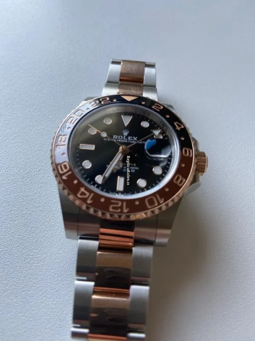 Durable Replica Rolex Gmt-master II 126711chnr Caliber 3285 Automatic Movement 40mm Gold/steel Case Mens/unisex Watch - Image 3