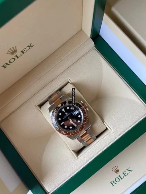Durable Replica Rolex Gmt-master II 126711chnr Caliber 3285 Automatic Movement 40mm Gold/steel Case Mens/unisex Watch - Image 7