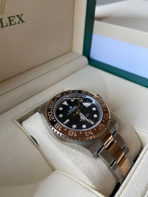 Durable Replica Rolex Gmt-master II 126711chnr Caliber 3285 Automatic Movement 40mm Gold/steel Case Mens/unisex Watch - Image 8