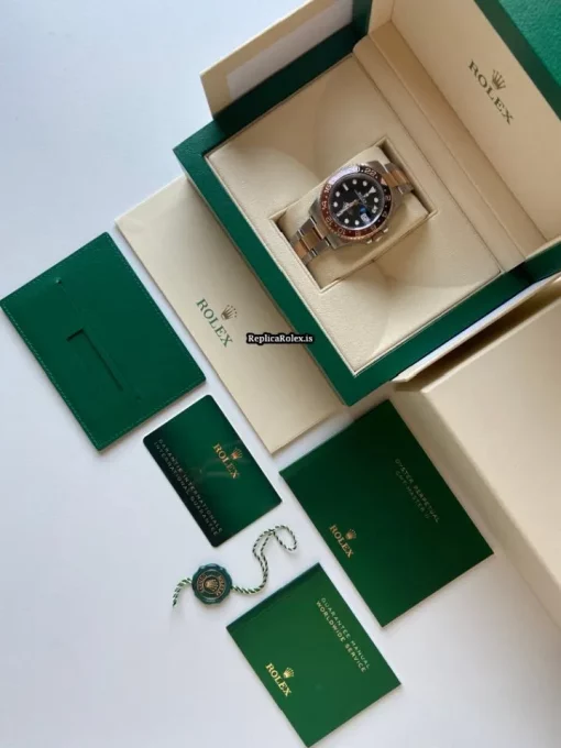 Durable Replica Rolex Gmt-master II 126711chnr Caliber 3285 Automatic Movement 40mm Gold/steel Case Mens/unisex Watch - Image 9
