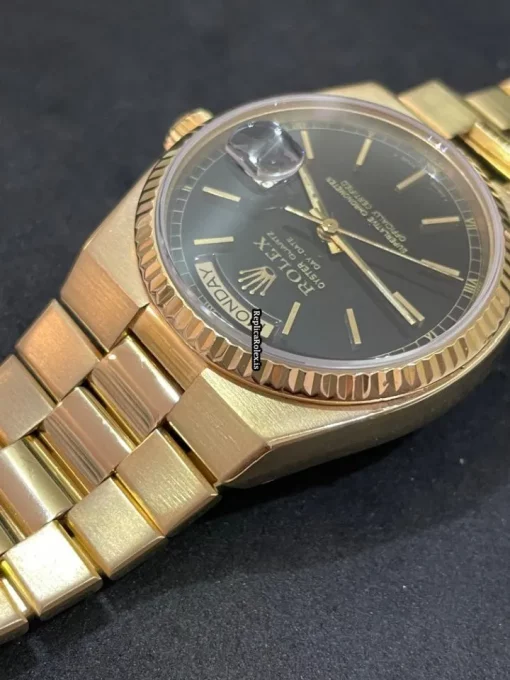 Nice Copy Rolex Day-date Oysterquartz 19018 Caliber 5055 Quartz Movement 36mm Yellow Gold Case Mens/unisex Watch - Image 11