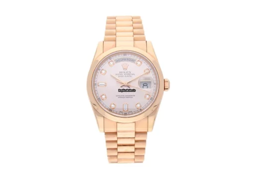 Great Clone Rolex Day-date 36 118205 Caliber 3155 Automatic Movement 36mm Rose Gold Case Mens/unisex Watch