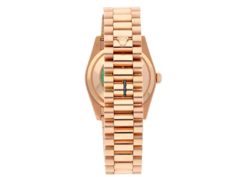 Great Clone Rolex Day-date 36 118205 Caliber 3155 Automatic Movement 36mm Rose Gold Case Mens/unisex Watch - Image 3