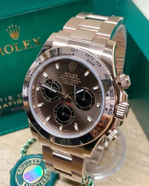 Reliable Replica Rolex Daytona 116505-0013 Caliber 4130 Automatic Movement 40mm Rose Gold Case Mens/unisex Watch