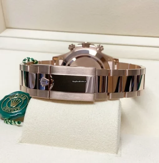 Reliable Replica Rolex Daytona 116505-0013 Caliber 4130 Automatic Movement 40mm Rose Gold Case Mens/unisex Watch - Image 6