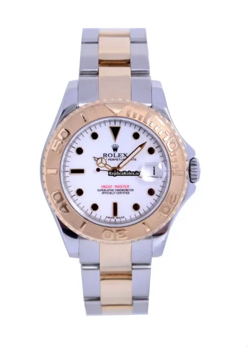 Superior Replica Rolex Yacht-master 168623 Automatic Movement 35mm Gold/steel Case Mens/unisex Watch