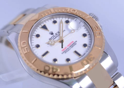 Superior Replica Rolex Yacht-master 168623 Automatic Movement 35mm Gold/steel Case Mens/unisex Watch - Image 2