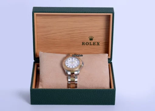 Superior Replica Rolex Yacht-master 168623 Automatic Movement 35mm Gold/steel Case Mens/unisex Watch - Image 7