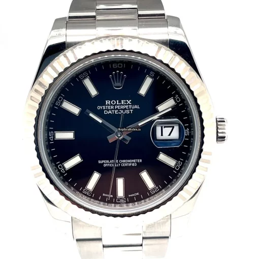 Fabulous Replica Rolex Datejust II 116334 Caliber 3136 Automatic Movement 41mm Steel Case Mens/unisex Watch