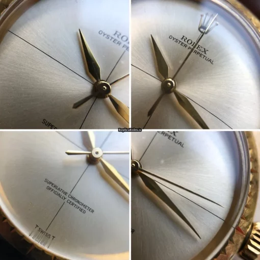 Durable Replica Rolex Oyster Perpetual 1009 Automatic Movement 34mm Yellow Gold Case Mens/unisex Watch - Image 10
