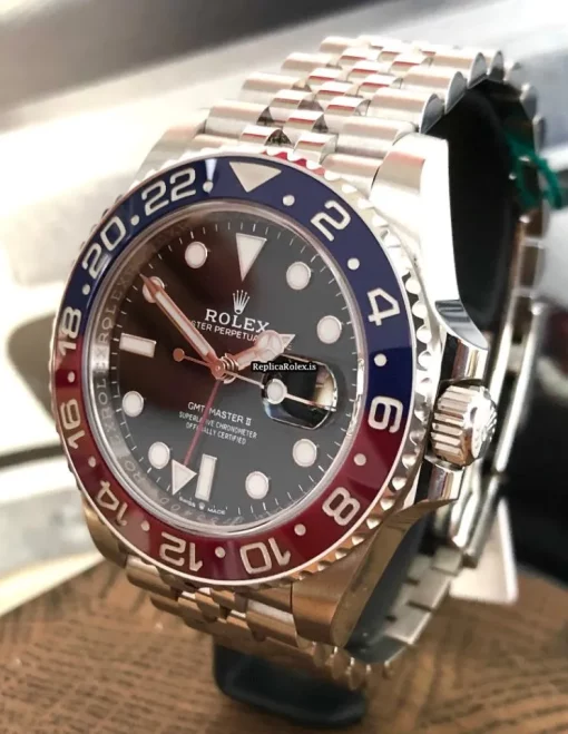 High-end Replica Rolex Gmt-master II 126710blro Caliber 3285 Automatic Movement 40mm Steel Case Mens/unisex Watch - Image 4