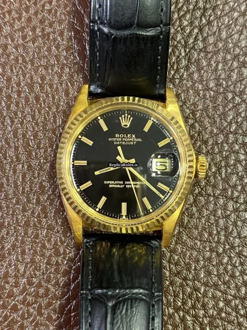 Recommend Knockoff Rolex Datejust 1601 Automatic Movement 36mm Yellow Gold Case Mens/unisex Watch - Image 2