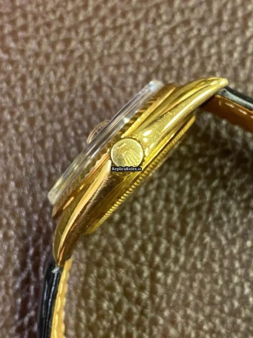Recommend Knockoff Rolex Datejust 1601 Automatic Movement 36mm Yellow Gold Case Mens/unisex Watch - Image 4