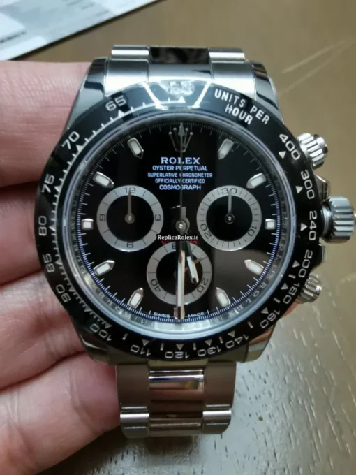 Excellent Fake Rolex Daytona 116500ln Caliber 4130 Automatic Movement 40mm Steel Case Mens/unisex Watch - Image 6