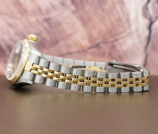 Nice Clone Rolex Lady-datejust 69173 Caliber 2135 Automatic Movement 26x42mm Gold/steel Case Womens Watch - Image 10