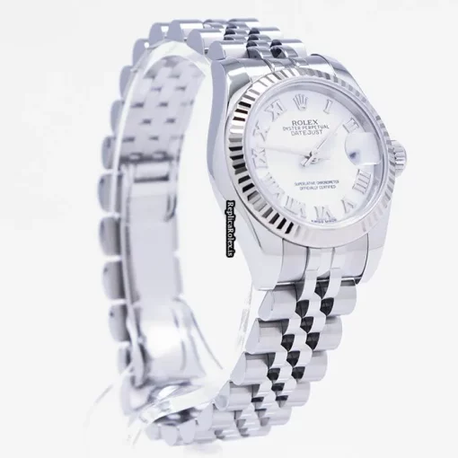 Fine Fake Rolex Lady-datejust 179174 Caliber 2235 Automatic Movement 26mm Gold/steel Case Watch - Image 11