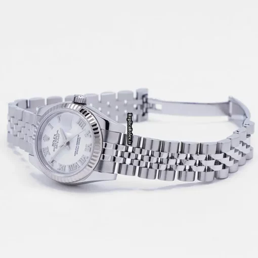Fine Fake Rolex Lady-datejust 179174 Caliber 2235 Automatic Movement 26mm Gold/steel Case Watch - Image 12