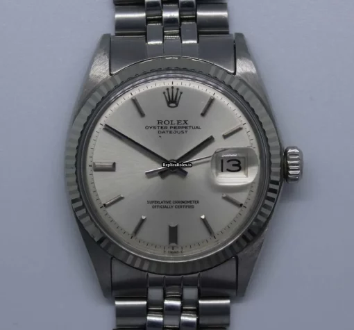 Inexpensive Replica Rolex Datejust 1601 Caliber 1570 Automatic Movement 36mm Steel Case Mens/unisex Watch - Image 3